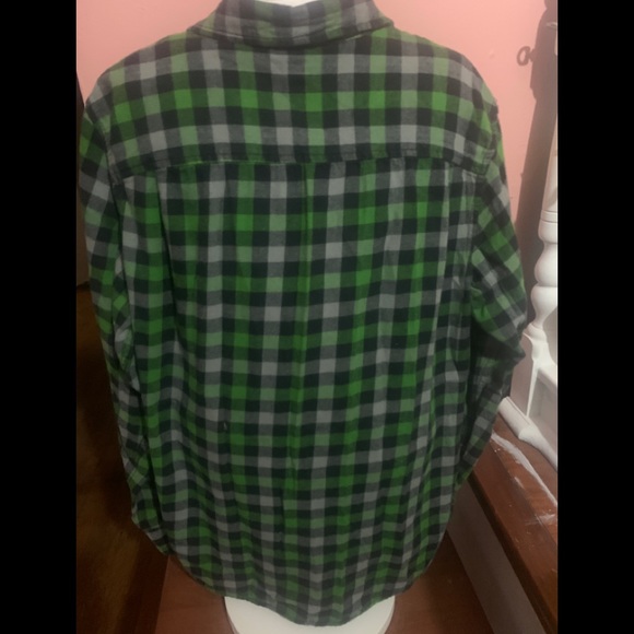 Plaid Checkered Flannel Shirt - Picture 2 of 6